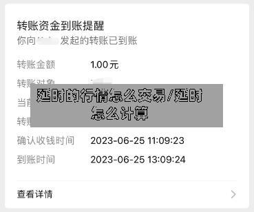 延时的行情怎么交易/延时怎么计算-第2张图片