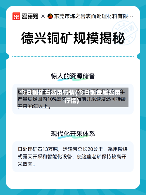今日铜矿石费用行情(今日铜金属费用行情)-第2张图片
