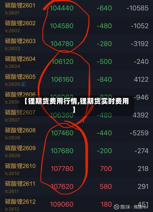 【锂期货费用行情,锂期货实时费用】
