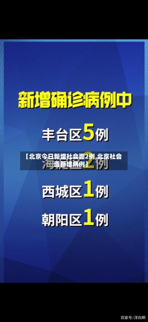 【北京今日新增社会面2例,北京社会面新增病例】