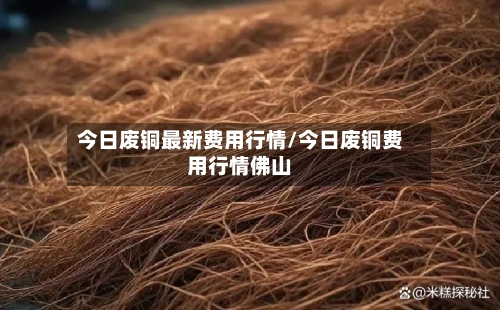 今日废铜最新费用行情/今日废铜费用行情佛山-第2张图片