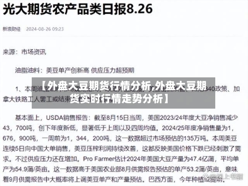 【外盘大豆期货行情分析,外盘大豆期货实时行情走势分析】