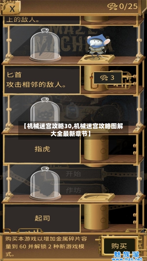 【机械迷宫攻略30,机械迷宫攻略图解大全最新章节】-第3张图片