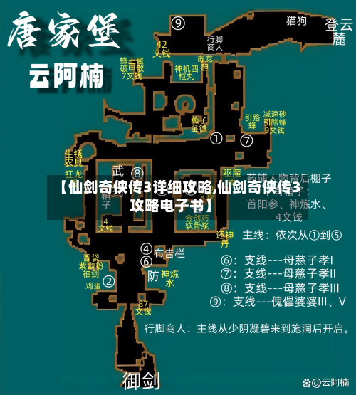 【仙剑奇侠传3详细攻略,仙剑奇侠传3攻略电子书】-第2张图片
