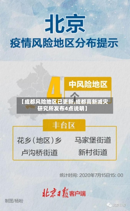 【成都风险地区已更新,成都高新减灾研究所发布4点说明】-第2张图片