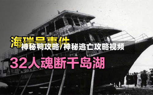 神秘鸭攻略/神秘逃亡攻略视频