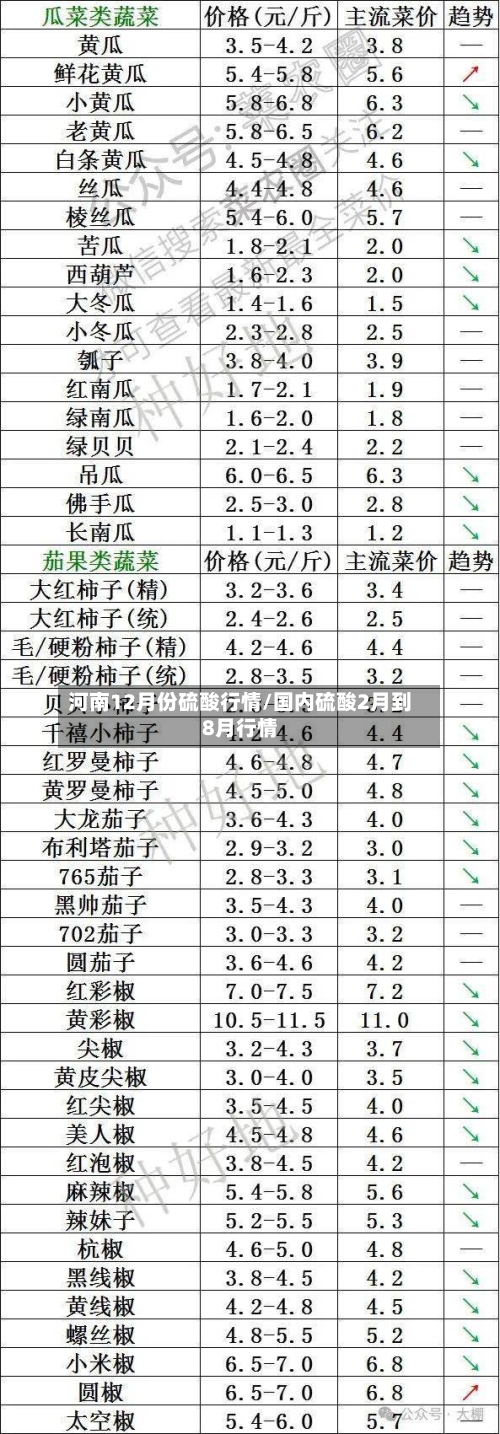 河南12月份硫酸行情/国内硫酸2月到8月行情