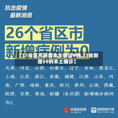 【31省区市新增本土确诊9例,31省新增59例本土确诊】