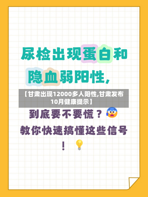 【甘肃出现12000多人阳性,甘肃发布10月健康提示】