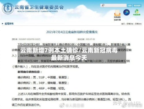 云南新增7例本土确诊/云南新冠病毒最新消息今天-第2张图片