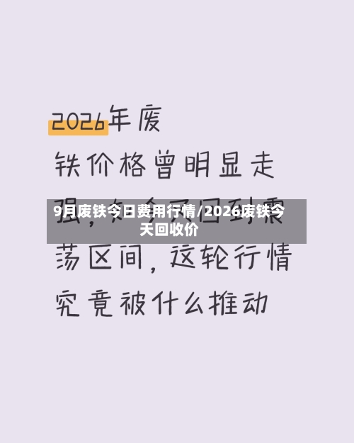 9月废铁今日费用行情/2026废铁今天回收价-第2张图片