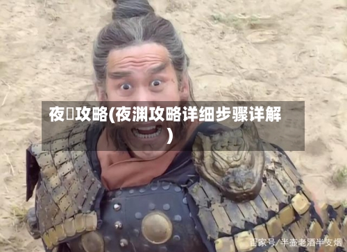 夜廻攻略(夜渊攻略详细步骤详解)