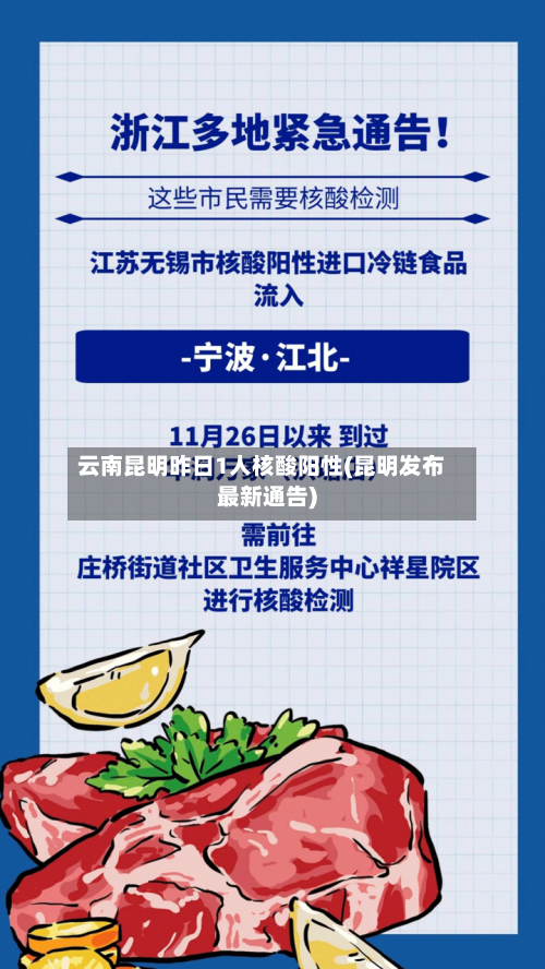 云南昆明昨日1人核酸阳性(昆明发布最新通告)-第2张图片