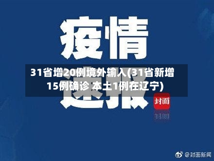 31省增20例境外输入(31省新增15例确诊 本土1例在辽宁)-第2张图片