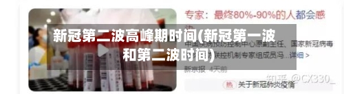 新冠第二波高峰期时间(新冠第一波和第二波时间)-第2张图片