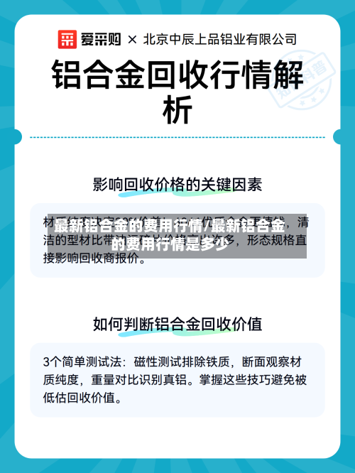 最新铝合金的费用行情/最新铝合金的费用行情是多少