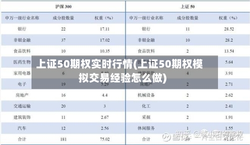 上证50期权实时行情(上证50期权模拟交易经验怎么做)-第2张图片