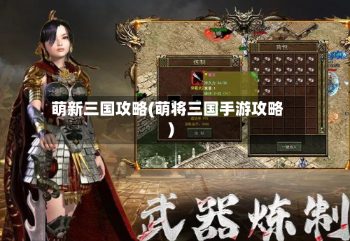 萌新三国攻略(萌将三国手游攻略)