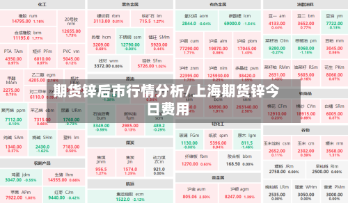 期货锌后市行情分析/上海期货锌今日费用-第2张图片