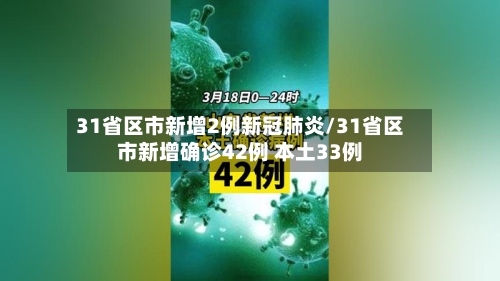 31省区市新增2例新冠肺炎/31省区市新增确诊42例 本土33例