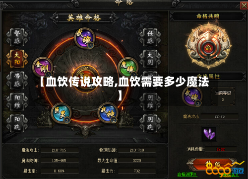 【血饮传说攻略,血饮需要多少魔法】