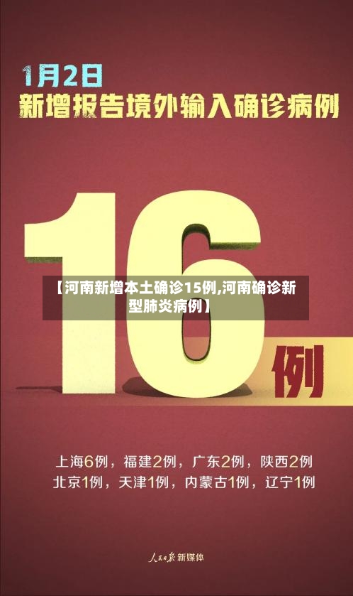 【河南新增本土确诊15例,河南确诊新型肺炎病例】