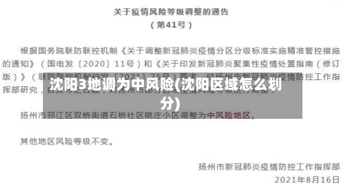 沈阳3地调为中风险(沈阳区域怎么划分)-第3张图片
