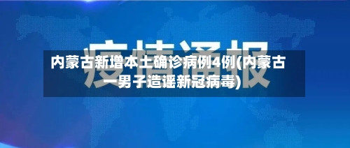 内蒙古新增本土确诊病例4例(内蒙古一男子造谣新冠病毒)-第3张图片