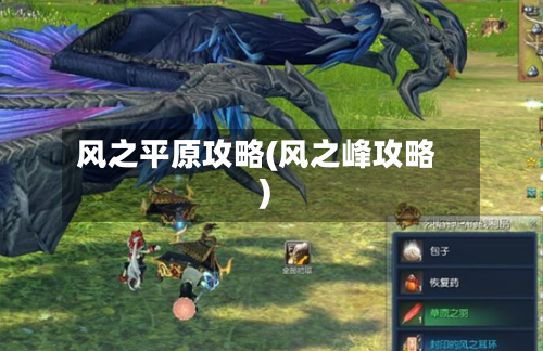 风之平原攻略(风之峰攻略)-第3张图片