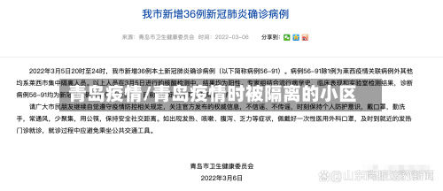 青岛疫情/青岛疫情时被隔离的小区-第3张图片