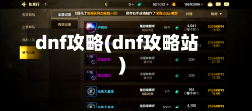 dnf攻略(dnf攻略站)