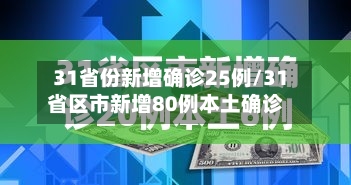 31省份新增确诊25例/31省区市新增80例本土确诊