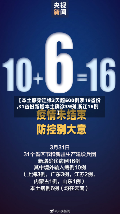 【本土感染连续3天超500例涉19省份,31省份新增本土确诊39例 浙江16例】-第3张图片