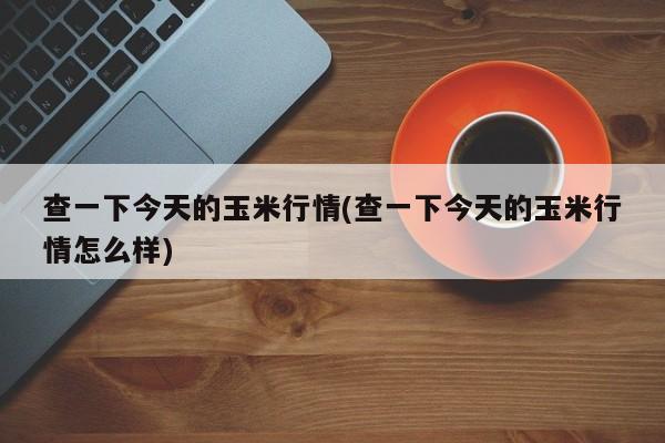 查一下今天的玉米行情(查一下今天的玉米行情怎么样)