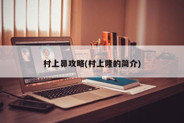 村上昴攻略(村上隆的简介)