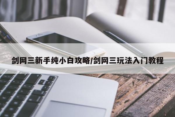 剑网三新手纯小白攻略/剑网三玩法入门教程